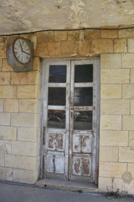Image of Byblos train station, abandoned, like all trains after the civil war.
